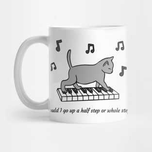 Music Theory Cat Mug